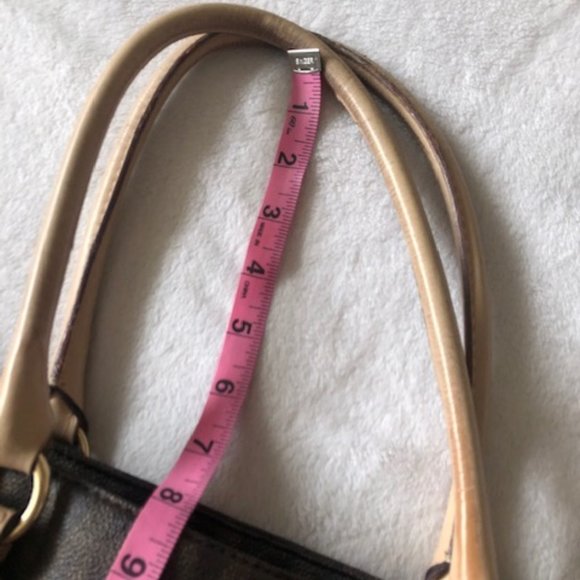 Signature MK MICHAEL KORS Large Tote Canvas Bag - Picture 12 of 12